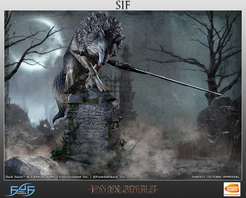 Preview: Sif, der Große Grauwolf - Dark Souls - First 4 Figures 