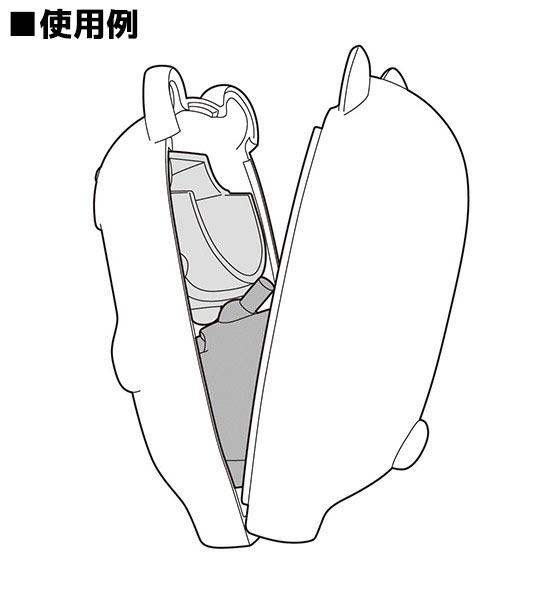 Preview: Kigurumi Bunny Happiness 01 - Face Parts Case - Nendoroid More - Good Smile Company