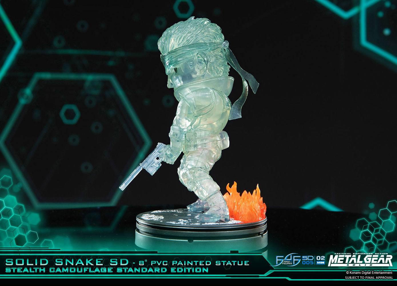 Preview: Solid Snake - Stealth Camouflage Edition - Metal Gear Solid SD Statue - First 4 Figures