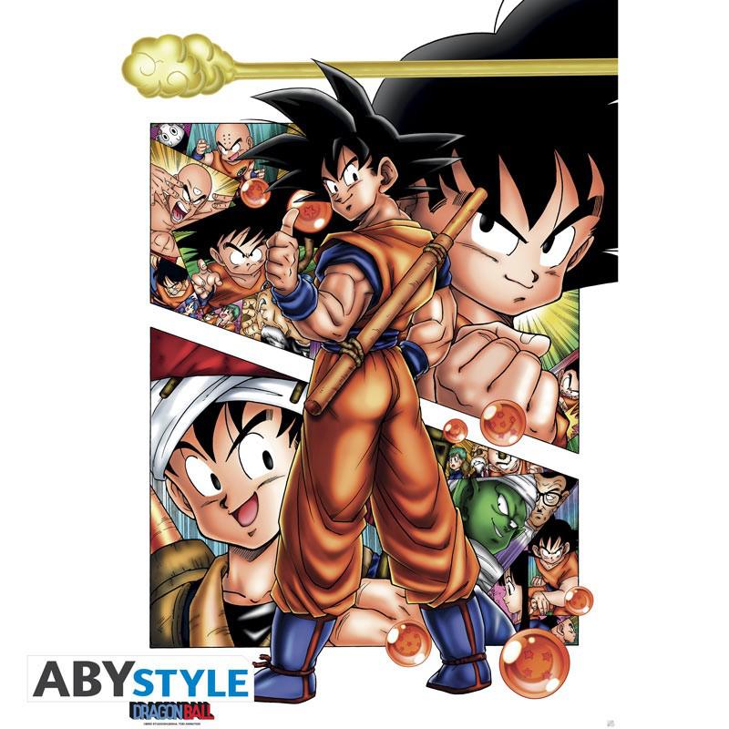 Preview: Son Goku Story  - Dragon Ball Poster  (91.5 x 61 cm) - AbyStyle