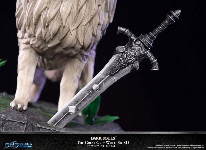 Preview: Sif, der Große Grauwolf - Dark Souls SD Statue - First 4 Figures