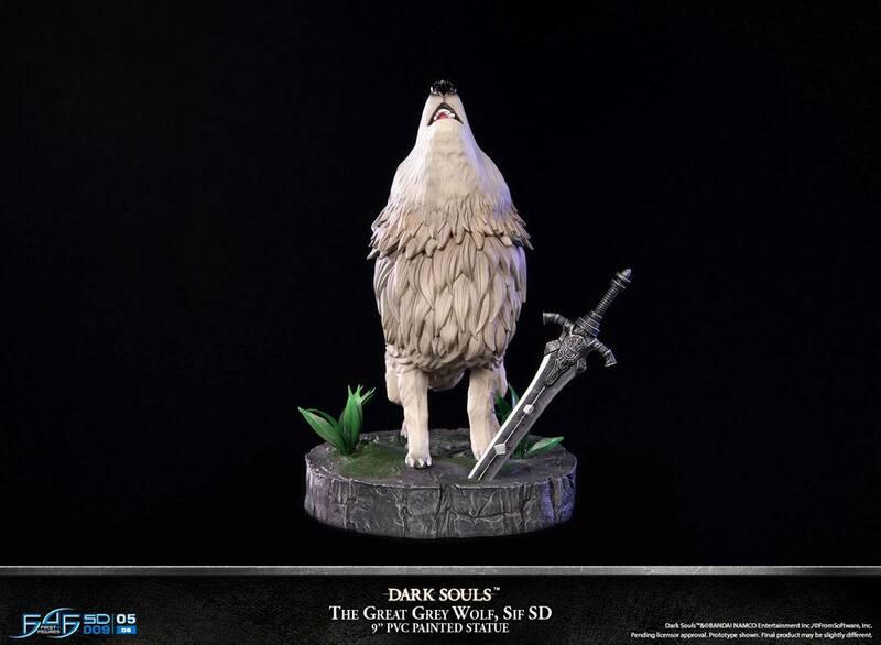 Preview: Sif, der Große Grauwolf - Dark Souls SD Statue - First 4 Figures