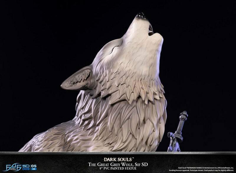 Preview: Sif, der Große Grauwolf - Dark Souls SD Statue - First 4 Figures