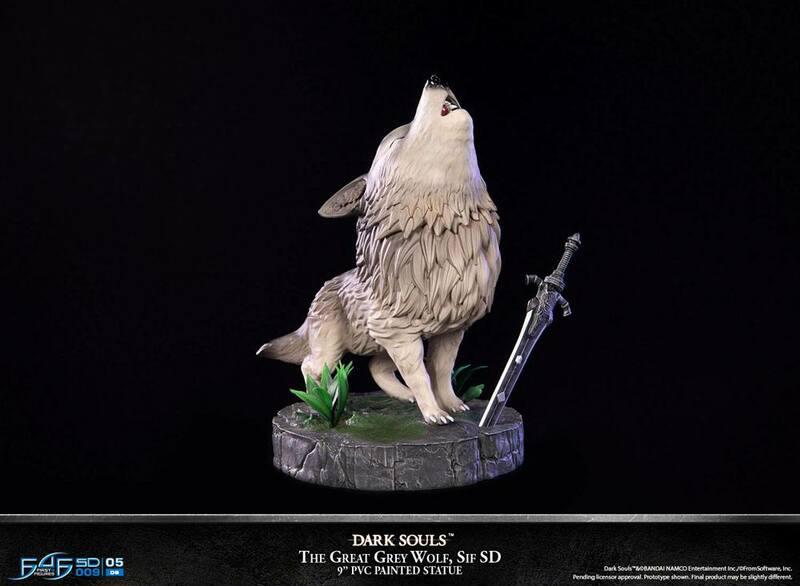 Preview: Sif, der Große Grauwolf - Dark Souls SD Statue - First 4 Figures