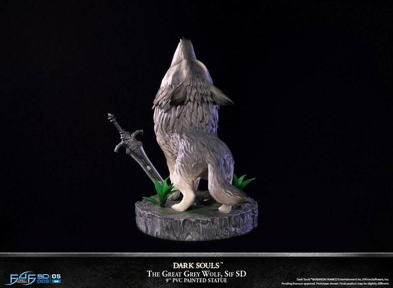 Preview: Sif, der Große Grauwolf - Dark Souls SD Statue - First 4 Figures