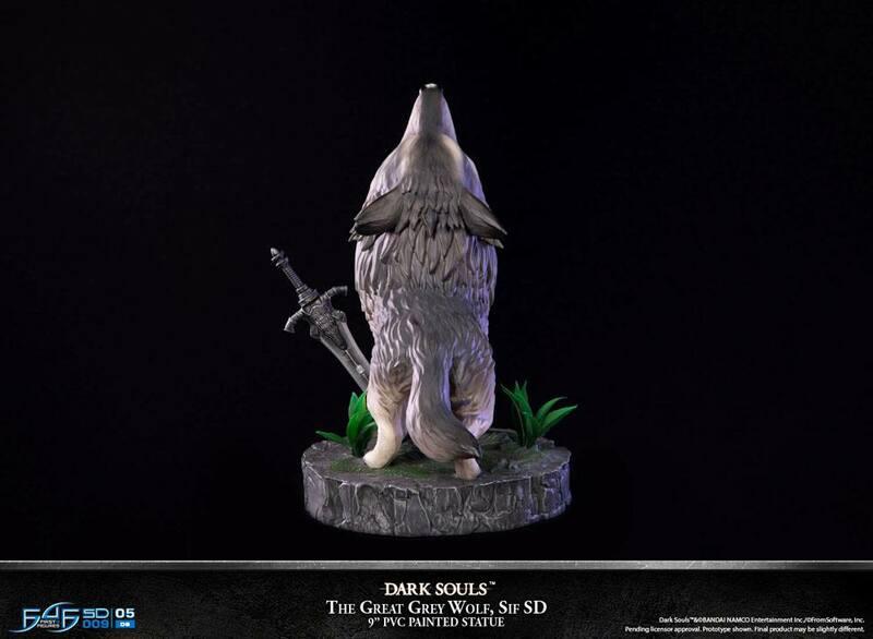 Preview: Sif, der Große Grauwolf - Dark Souls SD Statue - First 4 Figures