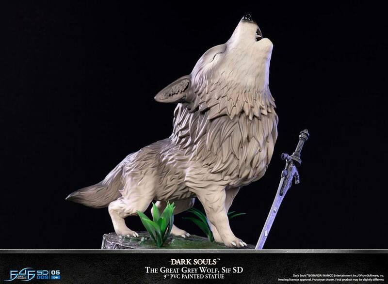 Preview: Sif, der Große Grauwolf - Dark Souls SD Statue - First 4 Figures