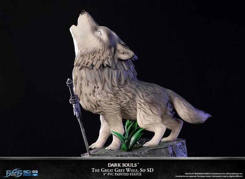 Preview: Sif, der Große Grauwolf - Dark Souls SD Statue - First 4 Figures