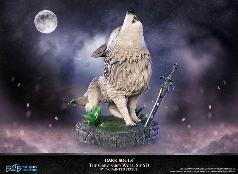 Preview: Sif, der Große Grauwolf - Dark Souls SD Statue - First 4 Figures