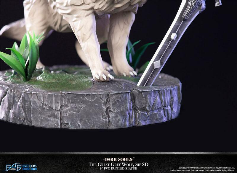 Preview: Sif, der Große Grauwolf - Dark Souls SD Statue - First 4 Figures