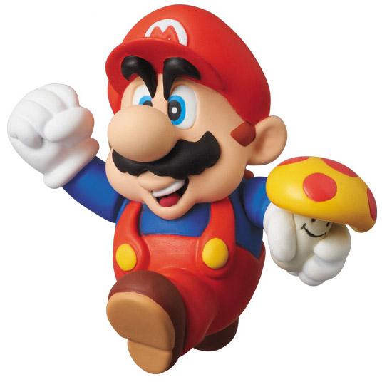 Preview: Super Mario Figur mit Pilz (NES Version)