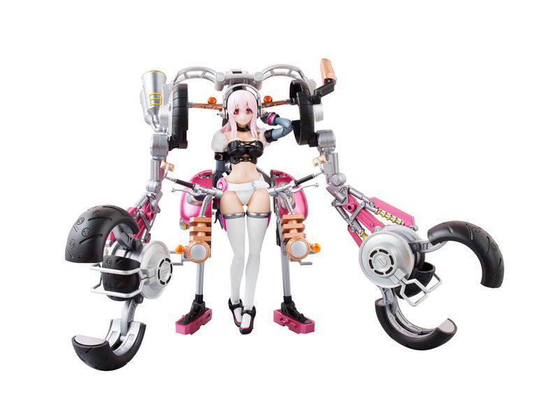 Preview: Super Sonico mit Super Bike Robo - A.G.P. Actionfigur