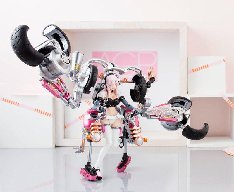 Preview: Super Sonico mit Super Bike Robo - A.G.P. Actionfigur