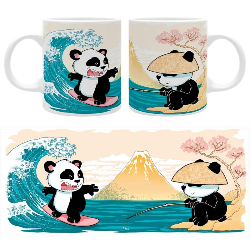 Preview: Surfing Panda - 320 ml Tasse - Asian Art - AbyStyle