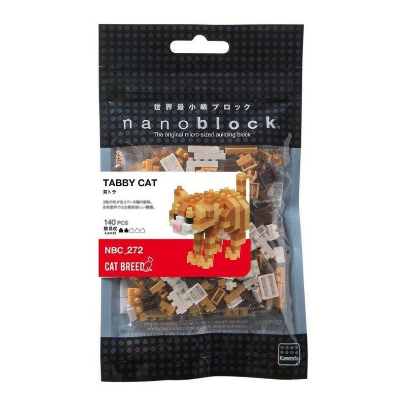 Preview: Tabby Katze  - Nanoblock Mini Serie Cat breed