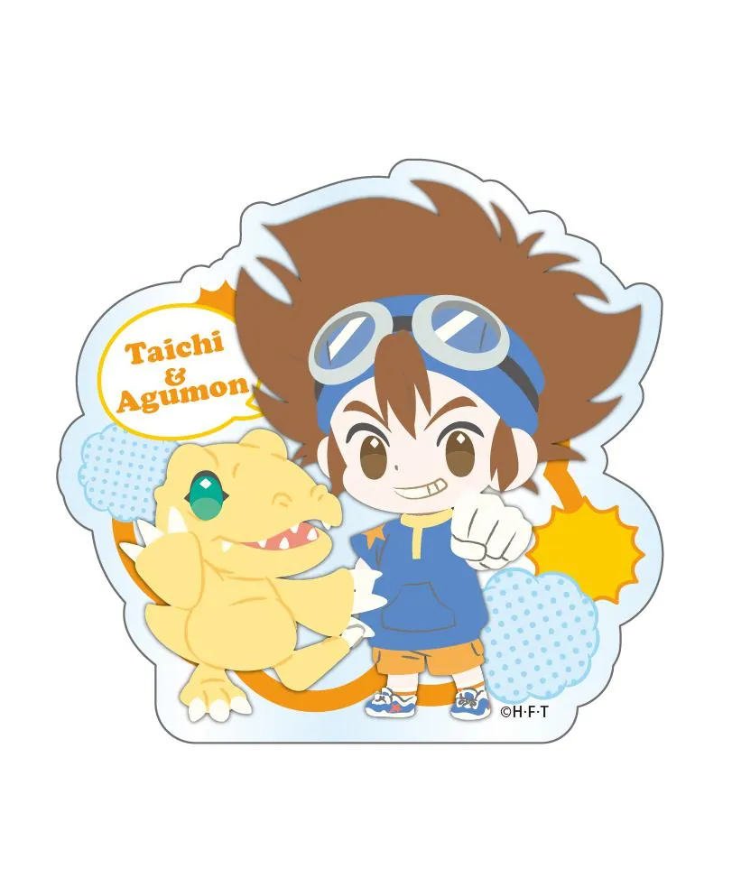 Preview: Tai / Taichi & Agumon - Digimon Adventure - Acrylanhänger / Acrylaufsteller - Bellfine