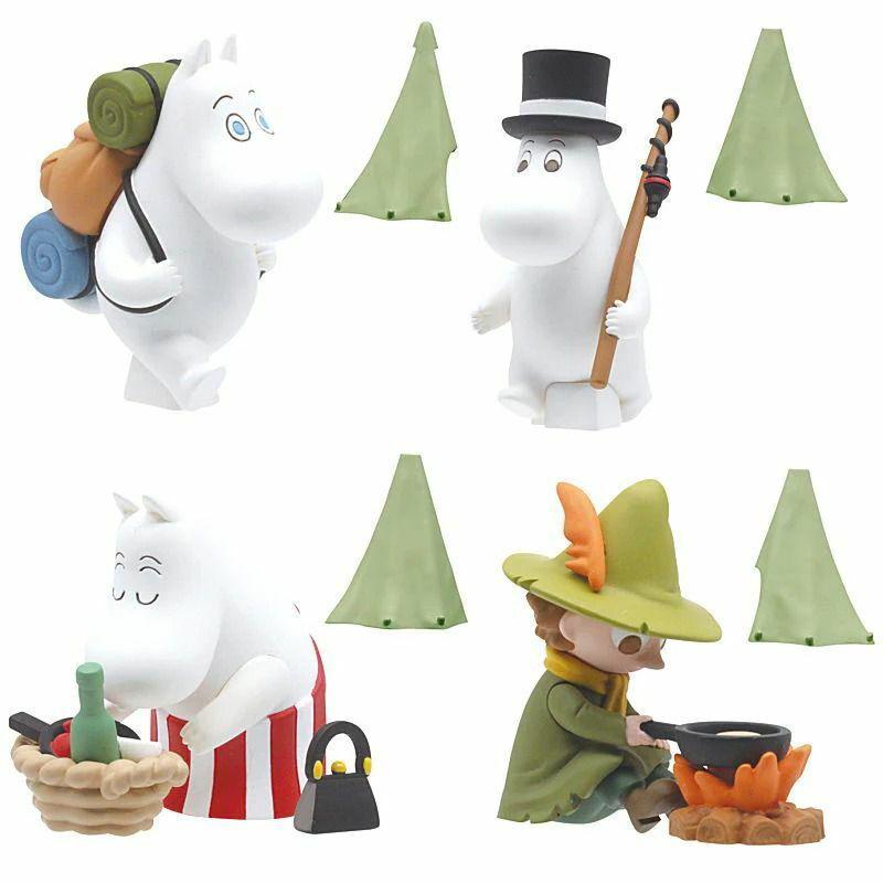 Preview: Lucky Box - Moomin - Mini Figuren (Moominvalley Camp Mascot) - Takaratomy Arts