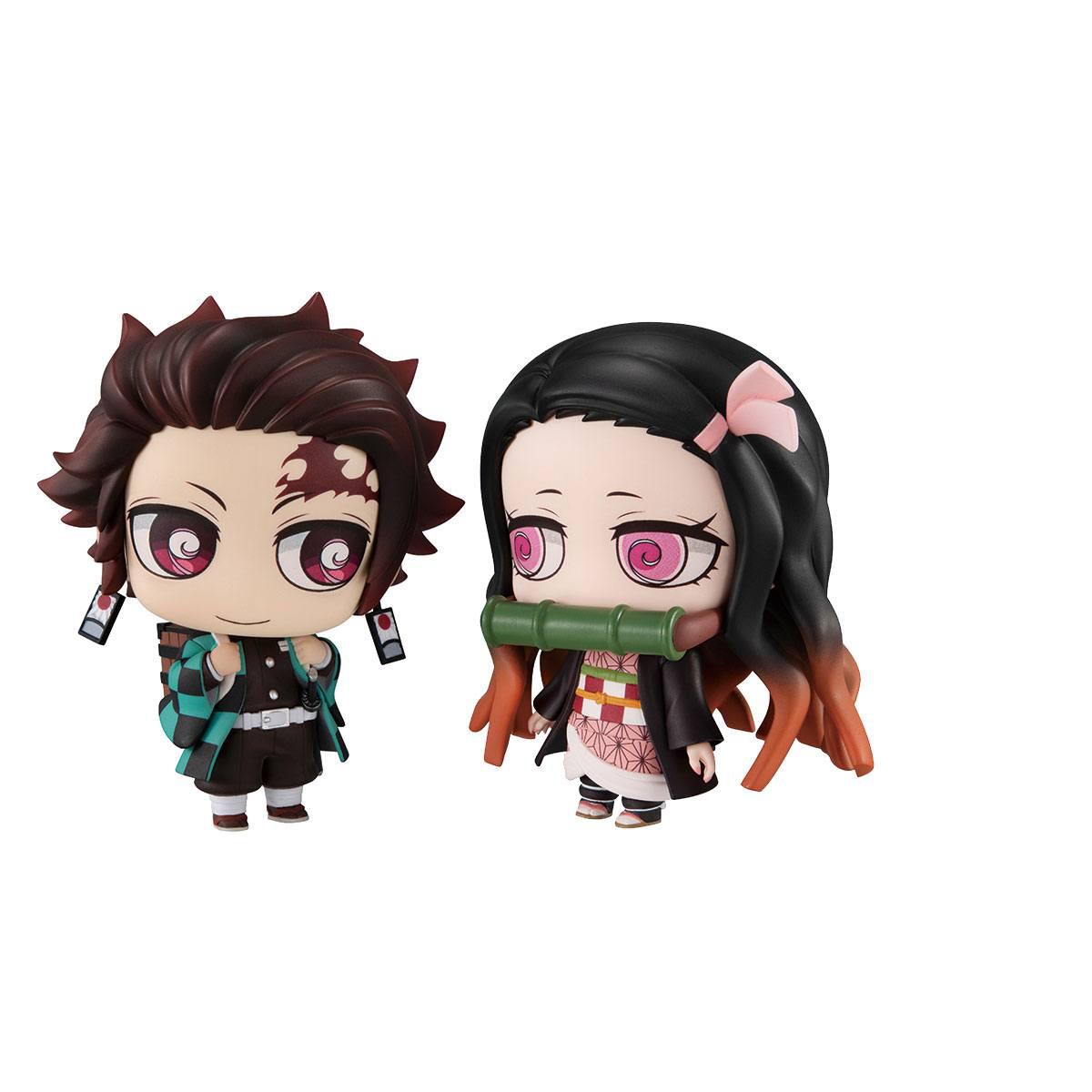 Preview: Tanjiro Kamado und Nezuko Kamado - Demon Slayer: Kimetsu no Yaiba Chimi Mega Buddy Doppelpack - Megahouse