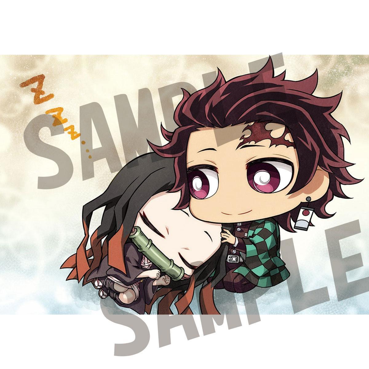 Preview: Tanjiro Kamado und Nezuko Kamado - Demon Slayer: Kimetsu no Yaiba Chimi Mega Buddy Doppelpack - Megahouse