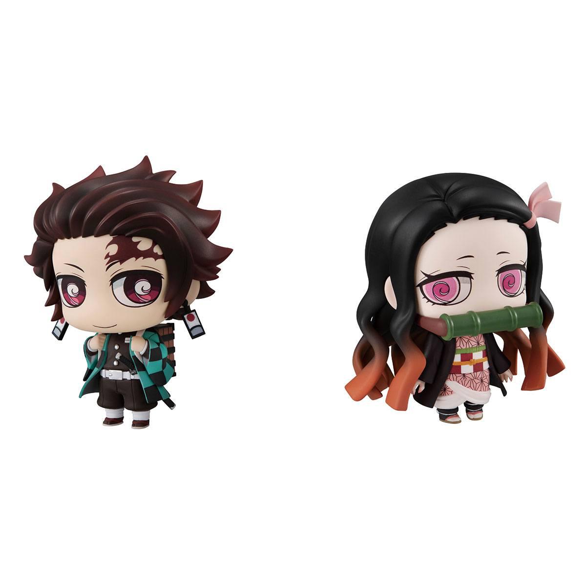 Preview: Tanjiro Kamado und Nezuko Kamado - Demon Slayer: Kimetsu no Yaiba Chimi Mega Buddy Doppelpack - Megahouse