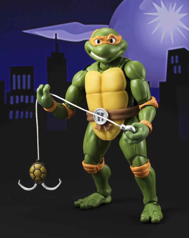 Preview: Teenage Mutant Ninja Turtles S.H. Figuarts Actionfigur Michelangelo Tamashii Web Exclusive 15 cm