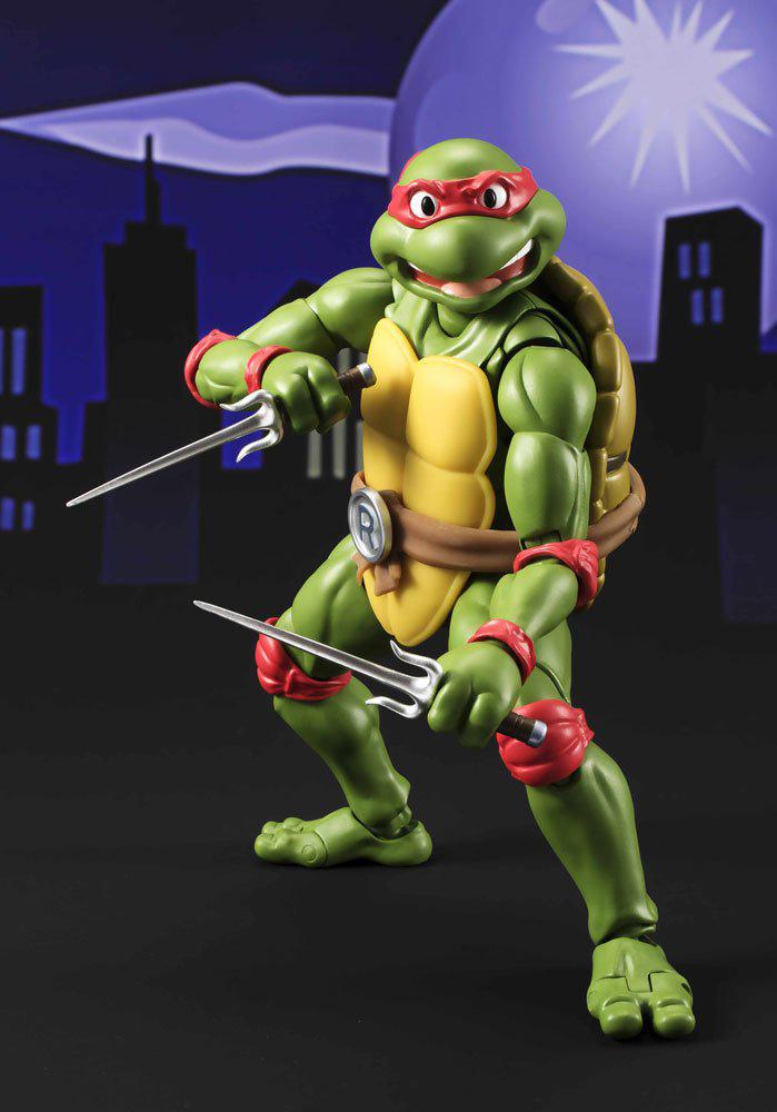 Preview: Teenage Mutant Ninja Turtles S.H. Figuarts Actionfigur Raphael Tamashii Web Exclusive 15 cm