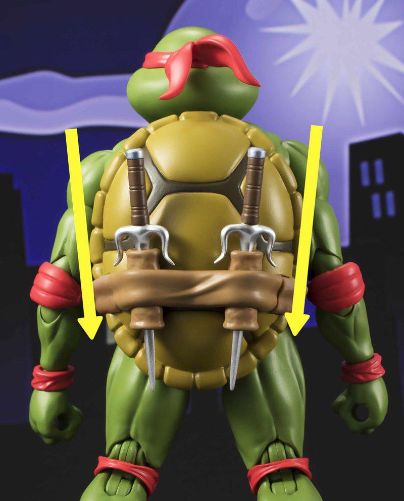 Preview: Teenage Mutant Ninja Turtles S.H. Figuarts Actionfigur Raphael Tamashii Web Exclusive 15 cm