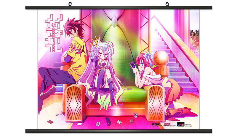 Preview: Throne Sora, Shiro & Stephanie - Wallscroll - No Game No Life - 20343