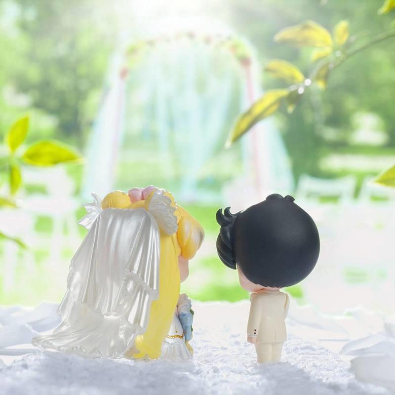 Preview: Usagi / Bunny Tsukino, Mamoru Chiba, Luna und Artemis - 4er Set - Sailor Moon Happy Wedding - Petit Chara