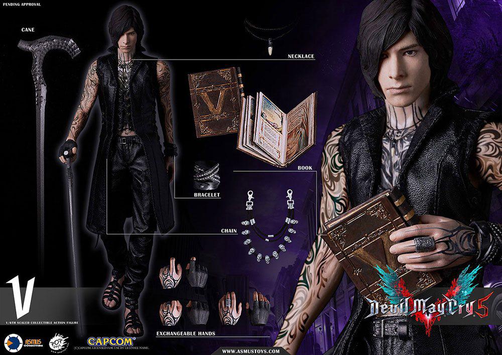 Preview: V - Devil May Cry 5 Actionfigur - Asmus