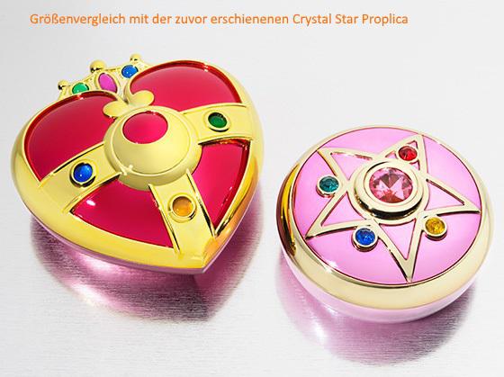 Preview: Verwandlungsbrosche Staffel S - Cosmic Heart Compact - Exklusive 1/1 Proplica