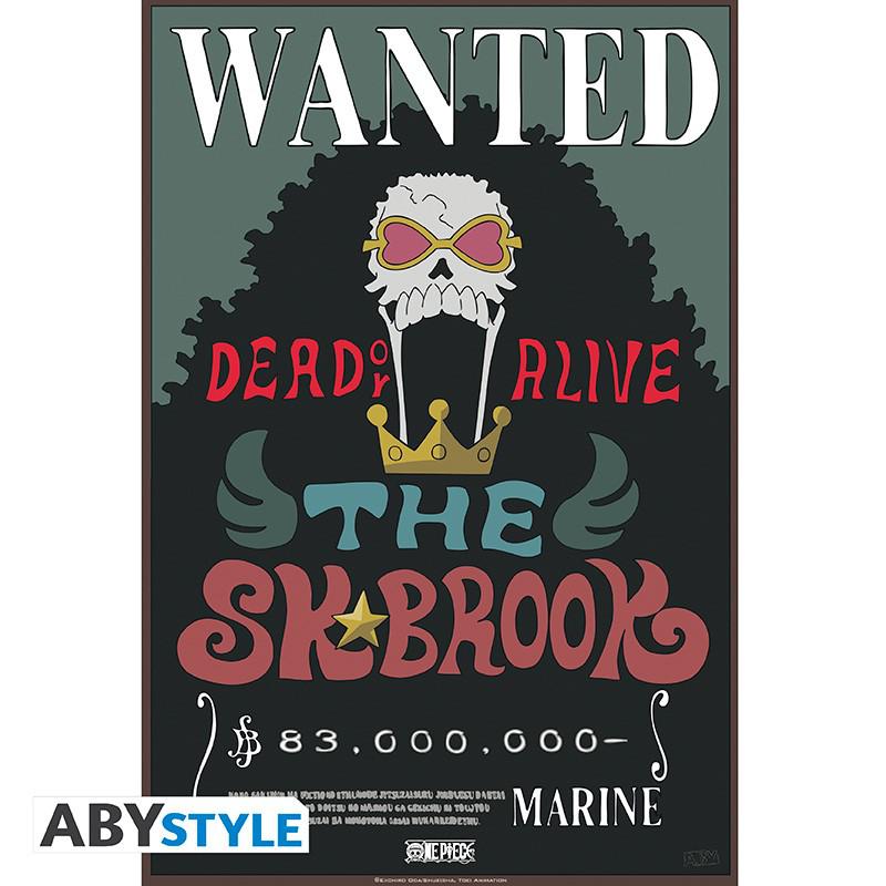 Preview: Wanted Brook & Chopper - Set 2 Chibi Poster - (52x35 cm) - One Piece - AbyStyle