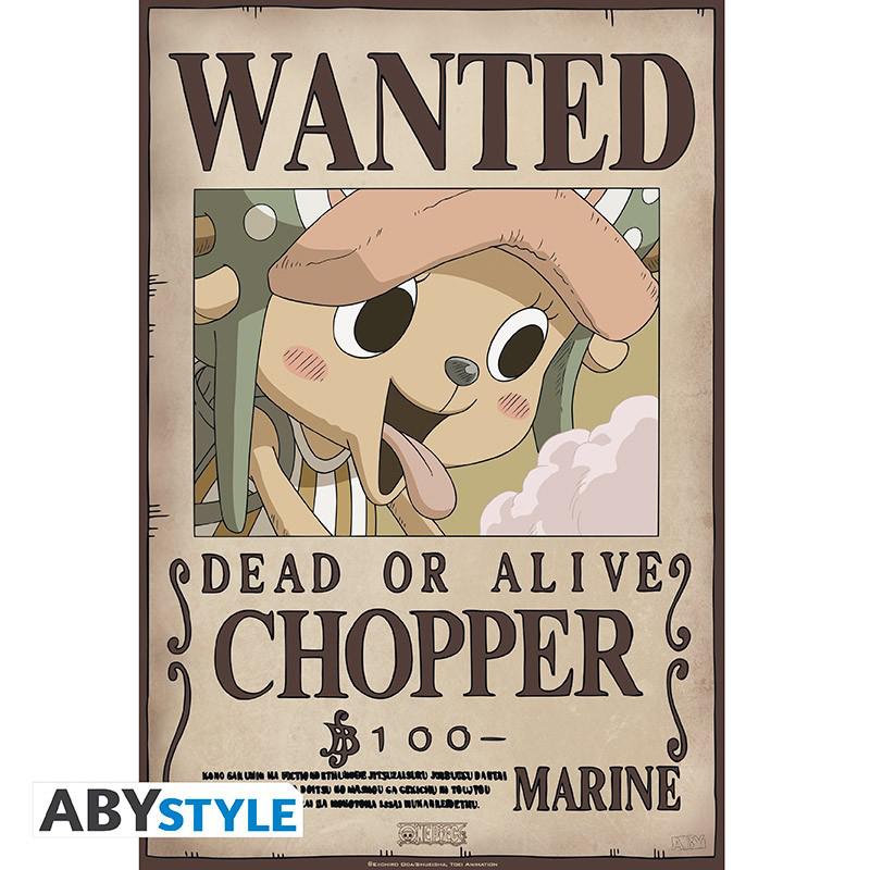 Preview: Wanted Brook & Chopper - Set 2 Chibi Poster - (52x35 cm) - One Piece - AbyStyle