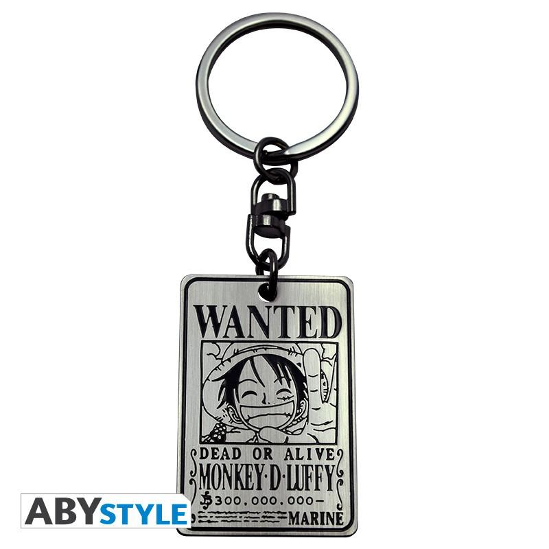 Preview: Wanted Ruffy - Schlüsselanhänger - One Piece - AbyStyle