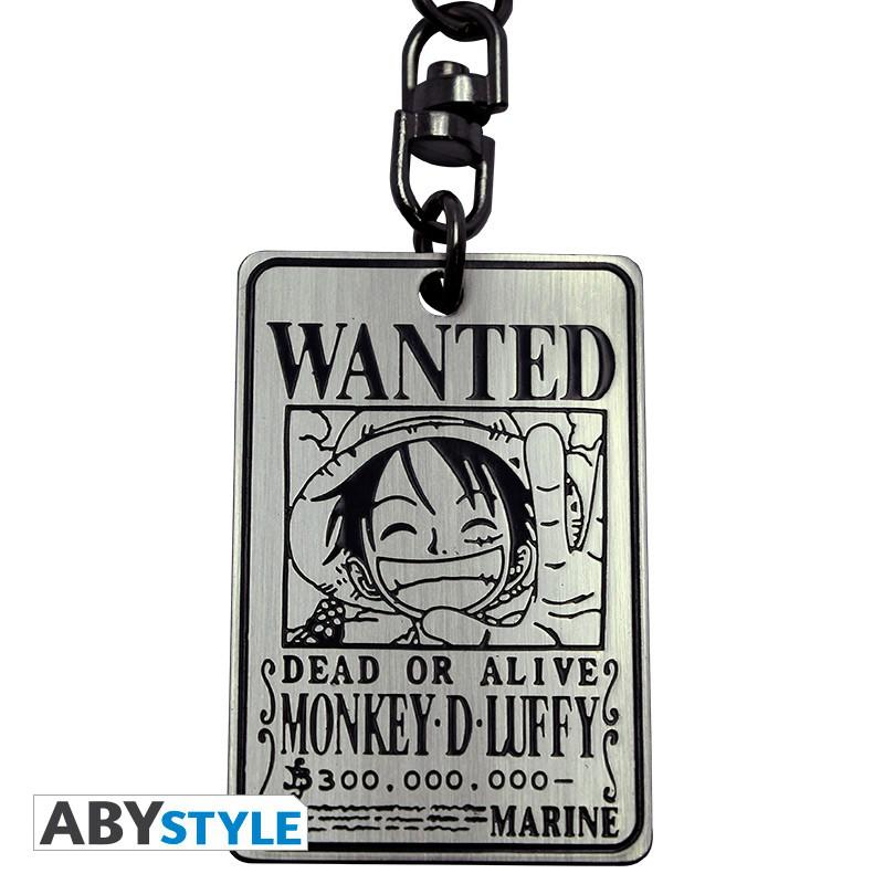 Preview: Wanted Ruffy - Schlüsselanhänger - One Piece - AbyStyle