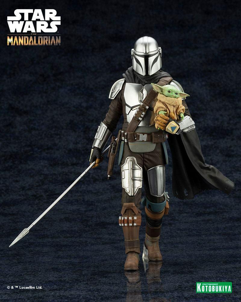 Preview: Mandalorian mit Grogu - Star Wars - ARTFX - Kotobukiya