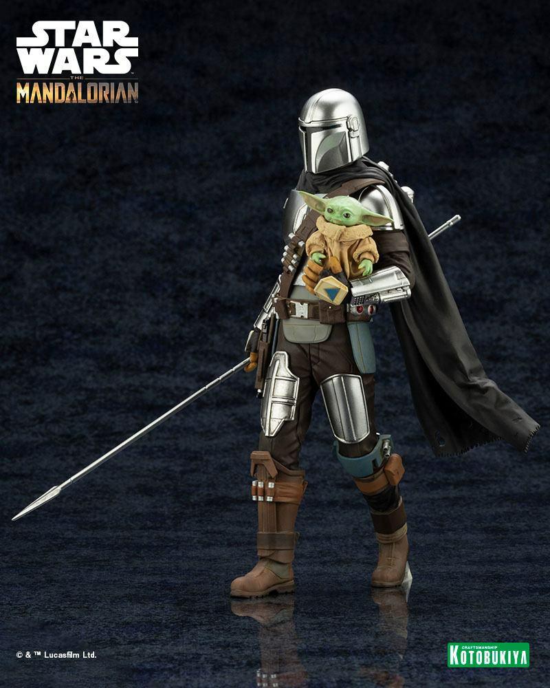 Preview: Mandalorian mit Grogu - Star Wars - ARTFX - Kotobukiya