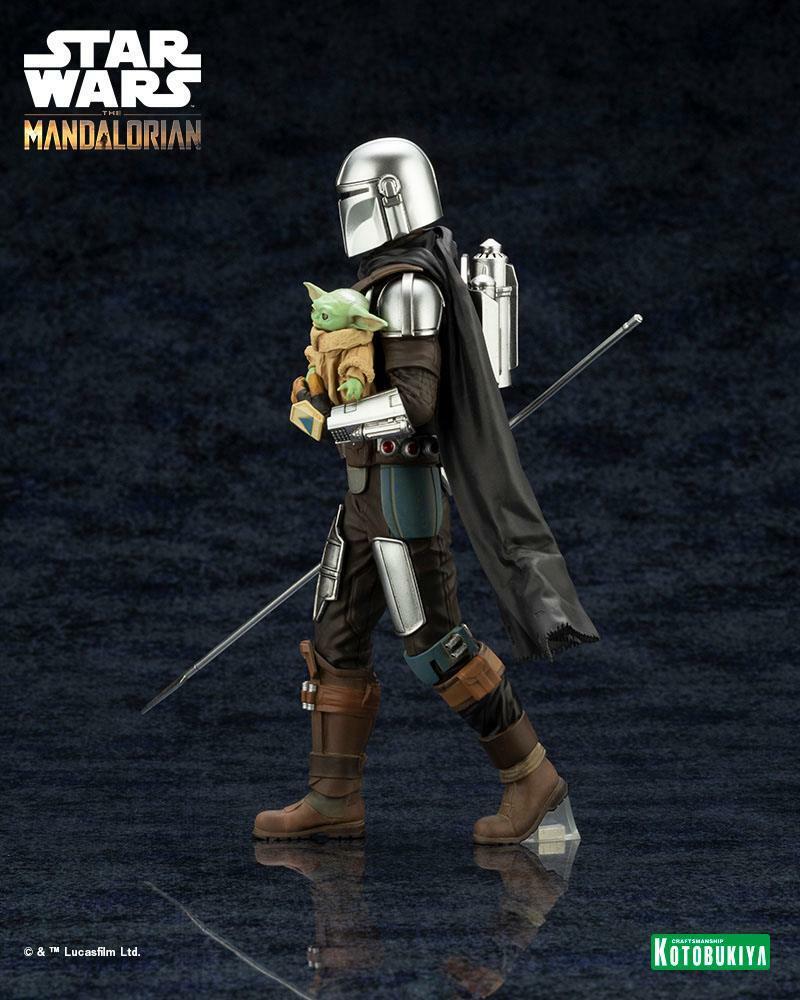 Preview: Mandalorian mit Grogu - Star Wars - ARTFX - Kotobukiya