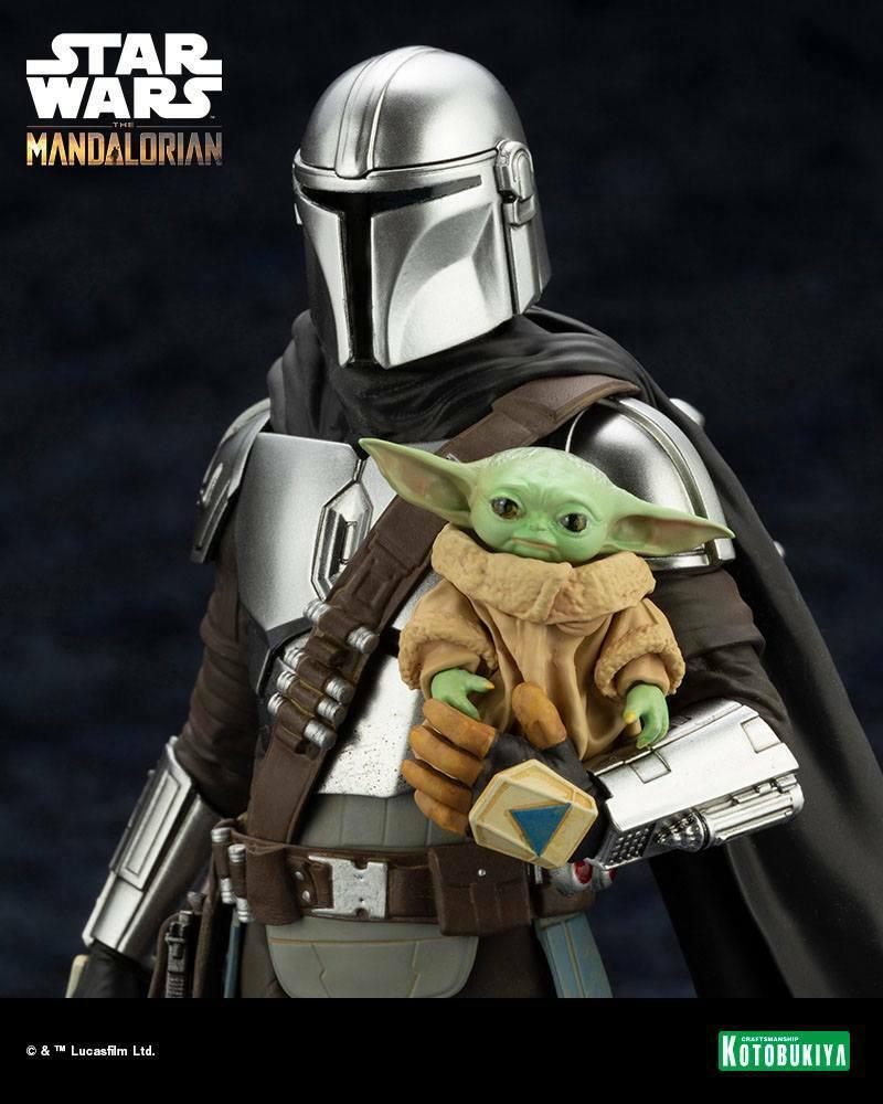 Preview: Mandalorian mit Grogu - Star Wars - ARTFX - Kotobukiya