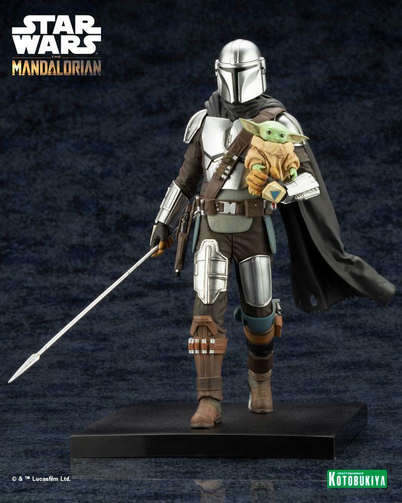 Preview: Mandalorian mit Grogu - Star Wars - ARTFX - Kotobukiya