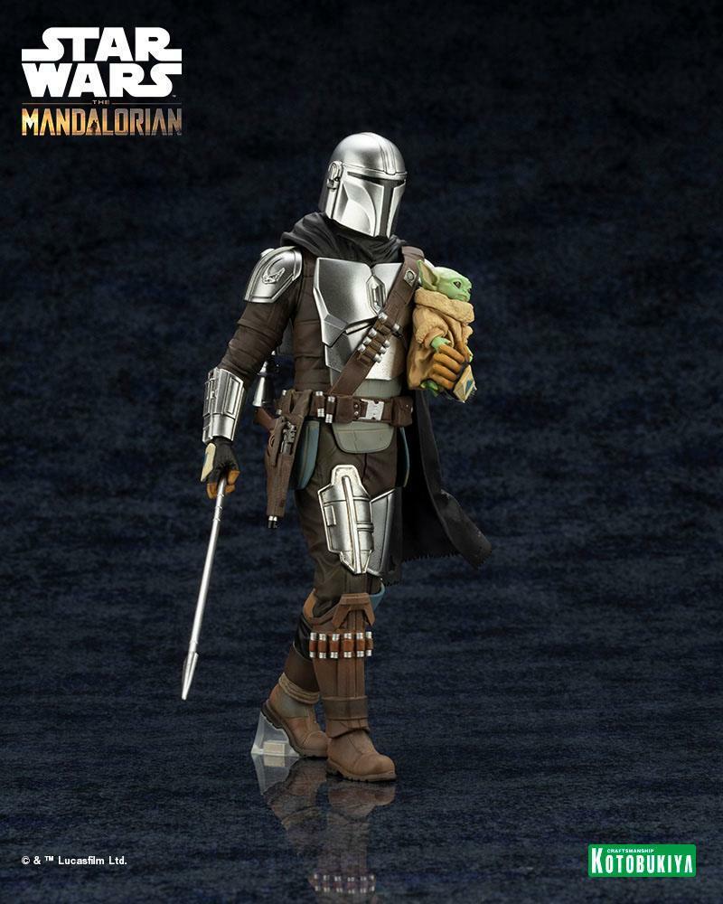 Preview: Mandalorian mit Grogu - Star Wars - ARTFX - Kotobukiya