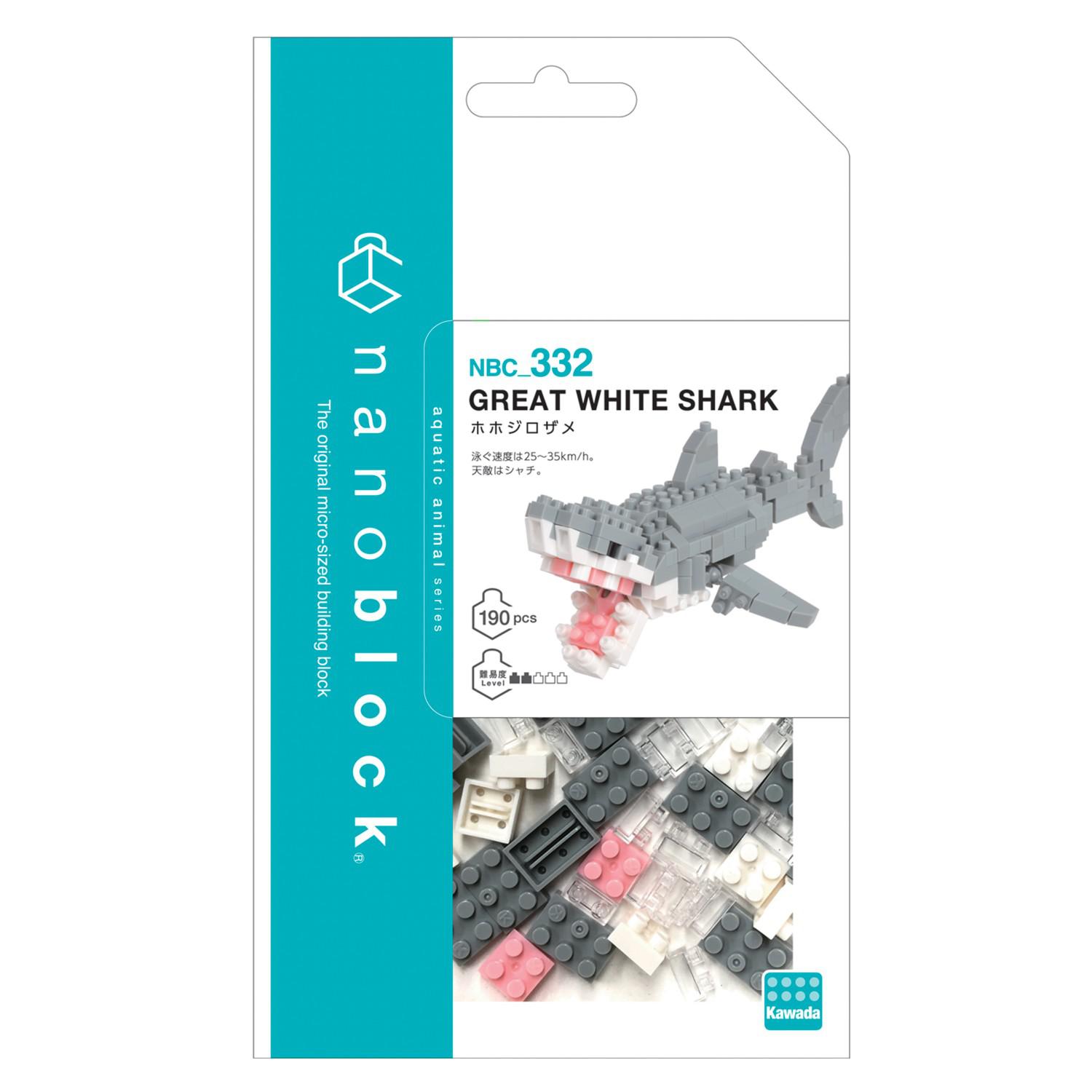 Preview: Weißer Hai 2 - Mini series NANOBLOCK - NBC-332