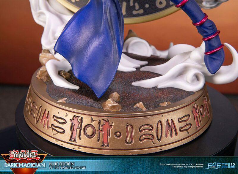 Preview: Schwarzer / Dunkler Magier - Blaue Karten Edition - First 4 Figures - Yu-Gi-Oh! PVC Figur