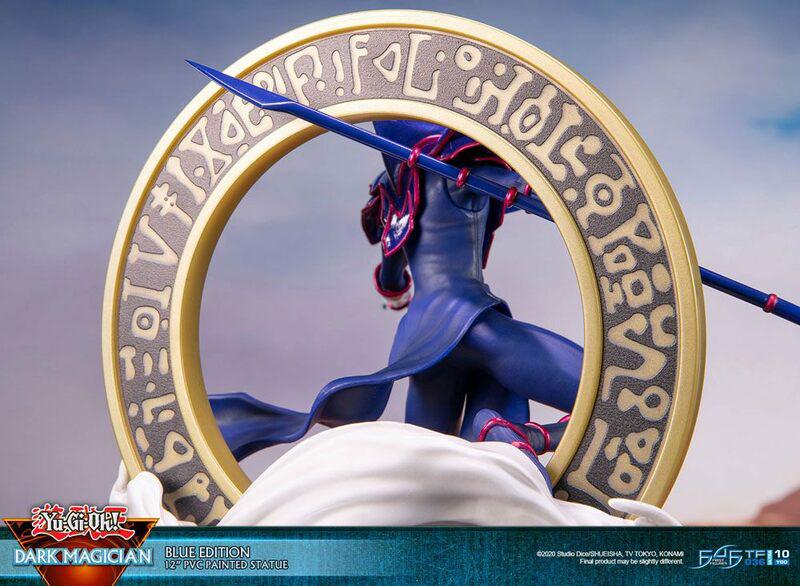 Preview: Schwarzer / Dunkler Magier - Blaue Karten Edition - First 4 Figures - Yu-Gi-Oh! PVC Figur