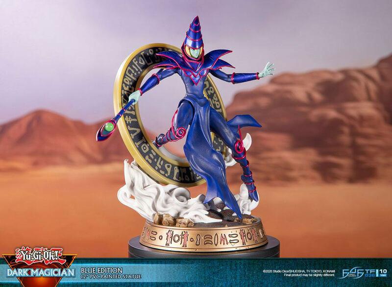 Preview: Schwarzer / Dunkler Magier - Blaue Karten Edition - First 4 Figures - Yu-Gi-Oh! PVC Figur