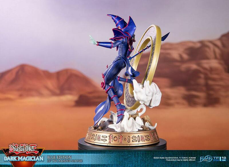 Preview: Schwarzer / Dunkler Magier - Blaue Karten Edition - First 4 Figures - Yu-Gi-Oh! PVC Figur