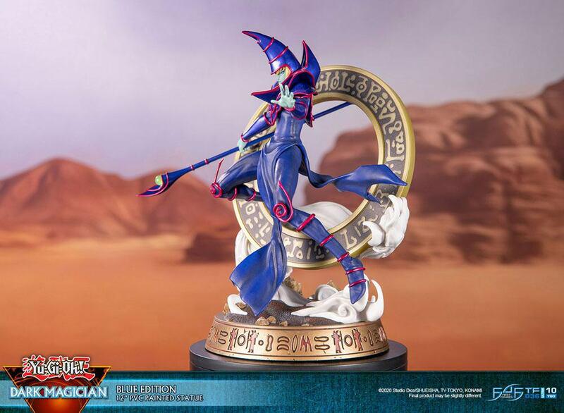 Preview: Schwarzer / Dunkler Magier - Blaue Karten Edition - First 4 Figures - Yu-Gi-Oh! PVC Figur