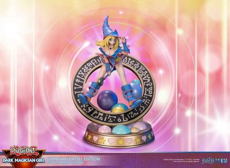 Preview: Schwarzes / Dunkles Magiermädchen - Pastel Edition - First 4 Figures - Yu-Gi-Oh! PVC Figur