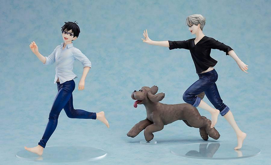 Preview: Yuri, Victor & Makkachin - Yuri!! on Ice Figurenset - Orange Rouge