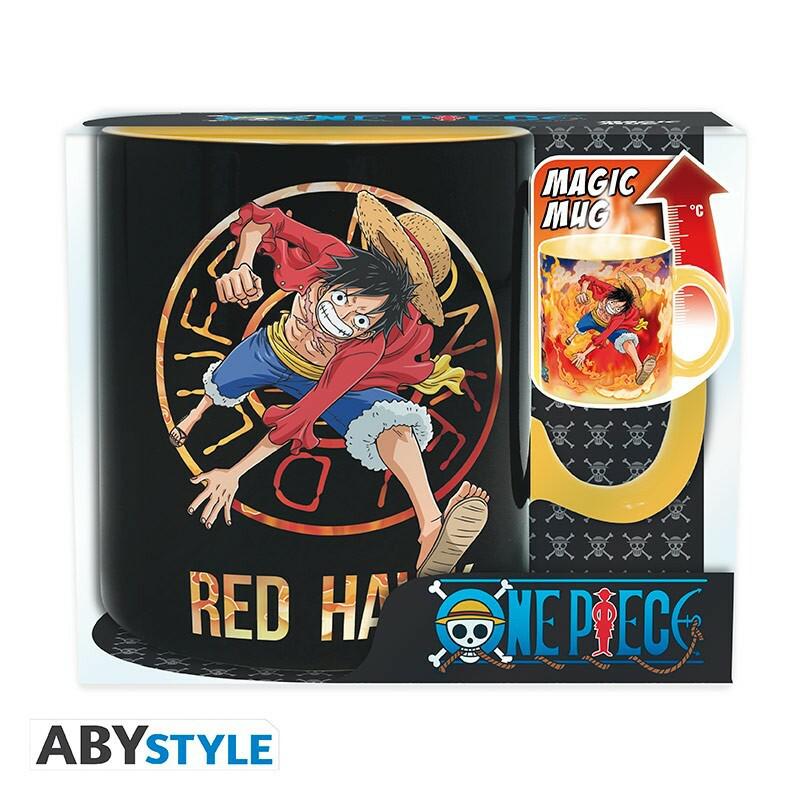 Preview: Monkey D. Ruffy & Sabo - One Piece - Heatchange Tasse - Thermo Tasse - Zaubertasse - AbyStyle